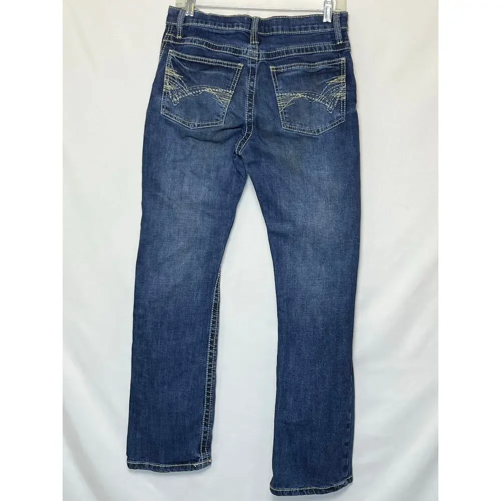 Wrangler 20X Women’s 18R Blue Straight Leg Denim Jeans 5 Pocket Western Style